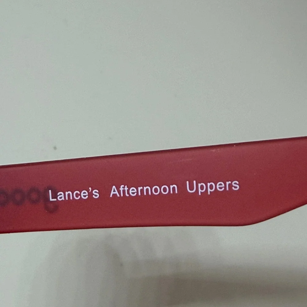 goodr Super Fly Lances Afternoon Uppers Sunglasses Red Polarized SFG1018 Aviator